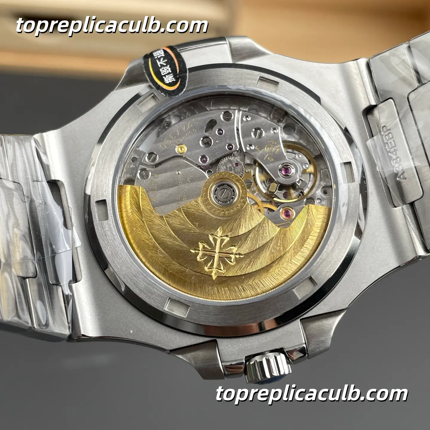 3K Factory Patek Philippe Nautilus 5711/1A-011 Super Clone Watch 40mm White Horizontal Embossed Dial Stainless Steel Bracelet Automatic Movement - Image 5
