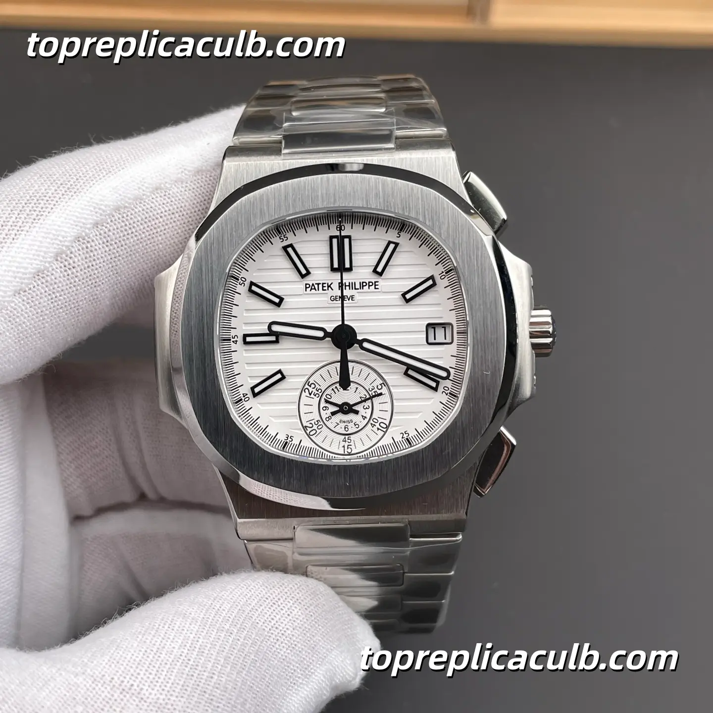 3K Factory Patek Philippe Nautilus Series 59801A-019 Chronograph Super Clone Watch