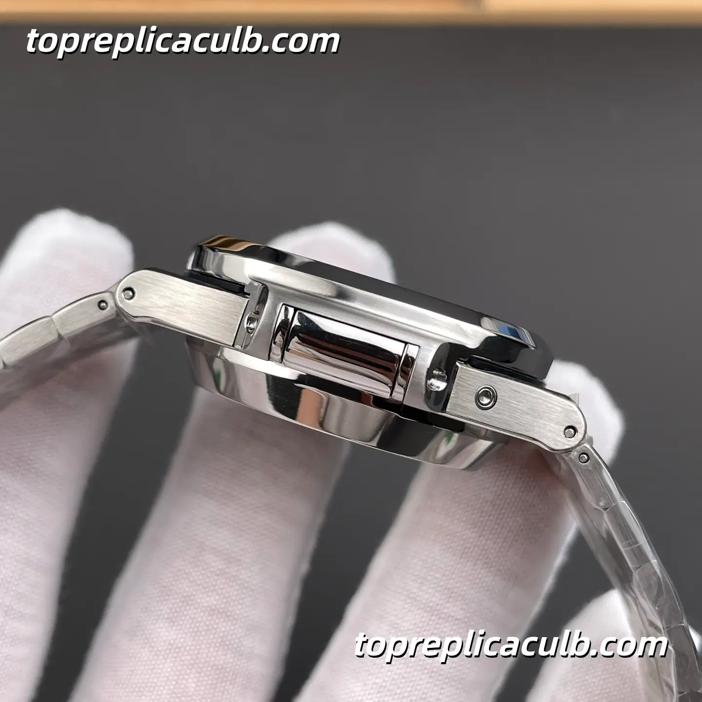 3K Factory Patek Philippe Nautilus Series 5980/1A-019 Chronograph Super Clone Watch 40.5mm White Dial Stainless Steel Bracelet Automatic Movement - Image 7