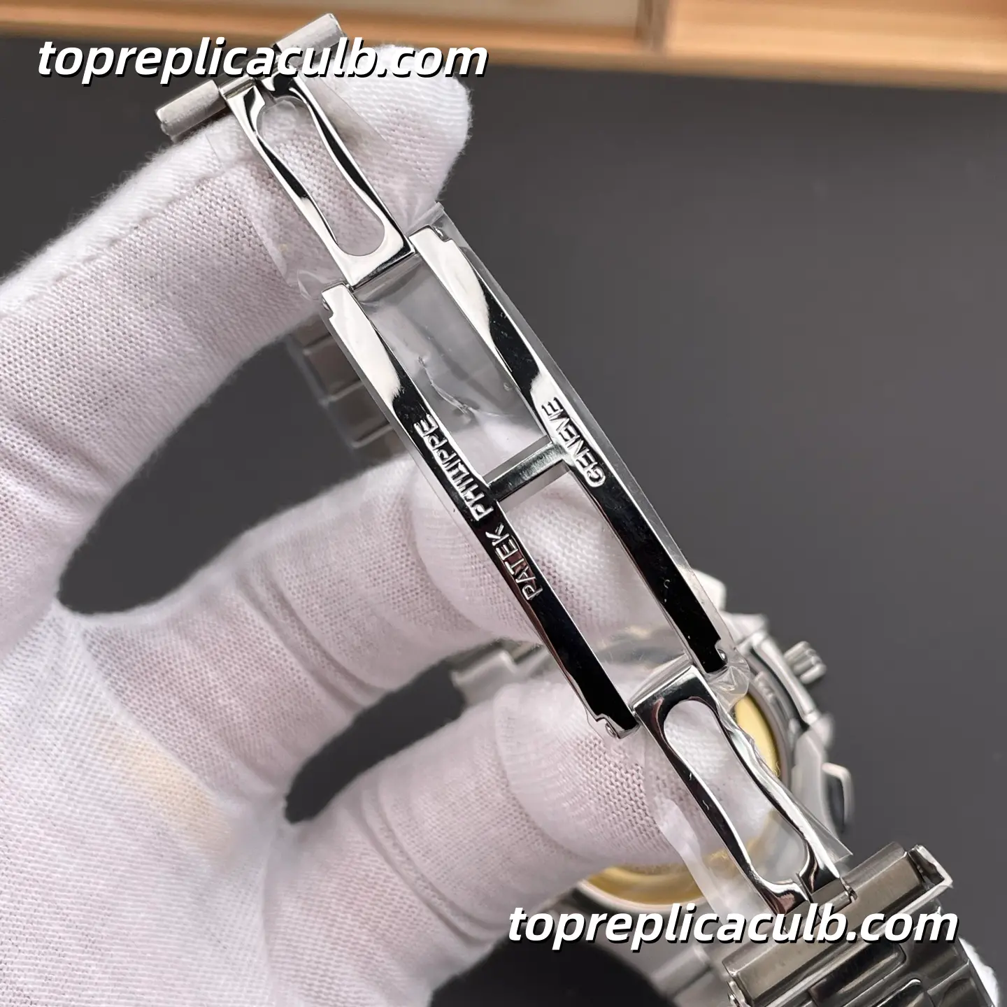 3K Factory Patek Philippe Nautilus Series 5980/1A-019 Chronograph Super Clone Watch 40.5mm White Dial Stainless Steel Bracelet Automatic Movement - Image 8