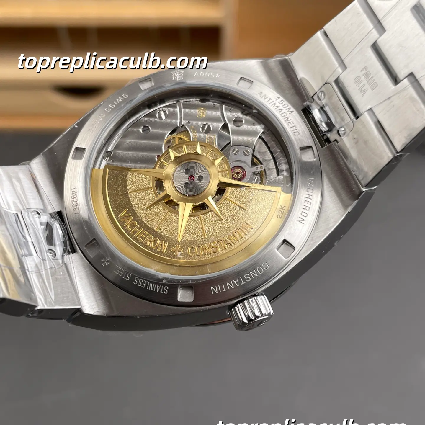 8F Factory Vacheron Constantin Overseas 4500V/210A-B483 Super Clone Watch 41mm Stainless Steel Black Dial Integrated Bracelet 5100 Movement - Image 5