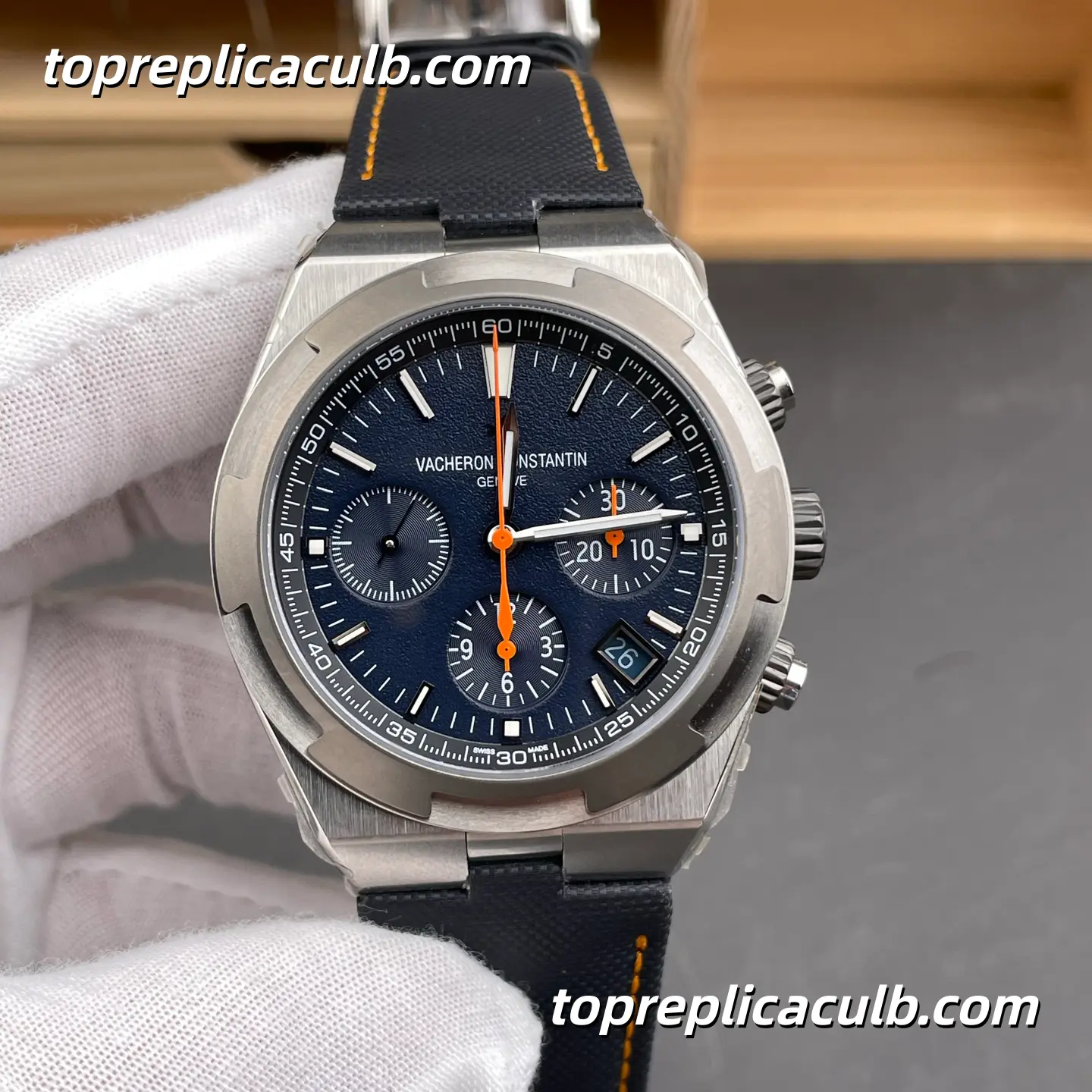 8F Factory Vacheron Constantin Overseas Chronograph 5510V000T-B923 “Everest” Edition Super Clone Watch
