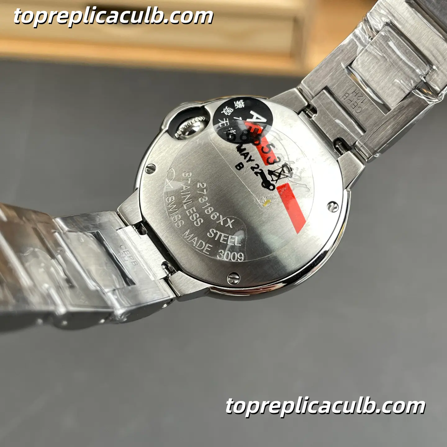 AF Factory Cartier Ballon Bleu Super Clone Watch 28MM Pink Dial W6920038 - Image 7