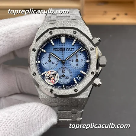 APS Factory Audemars Piguet Royal Oak Chronograph 41MM 26240BC.GG.1324BC.02 Ice Blue Dial Super Clone Watch