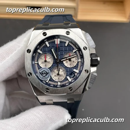 APS Factory Audemars Piguet Royal Oak Offshore Ref.26420TI.OO.A027CA.01 43MM Blue Dial Super Clone Watch