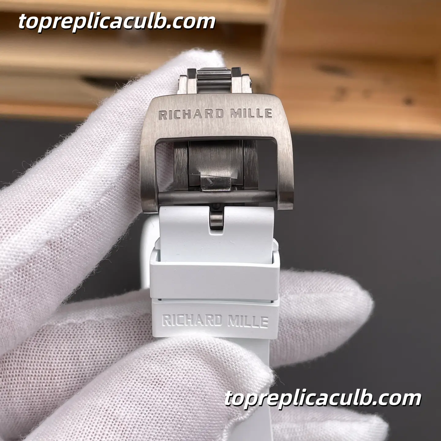 APS Factory Richard Mille RM61-01 White Ceramic Green Track 51x42MM RMUL2 Movement Super Clone Watch - Image 8