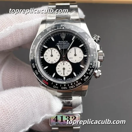 APS Factory Rolex Daytona “Le Mans” 126529LN-0001 40MM Black Dial Black Ceramic Bezel Oyster Bracelet Super Clone Watch