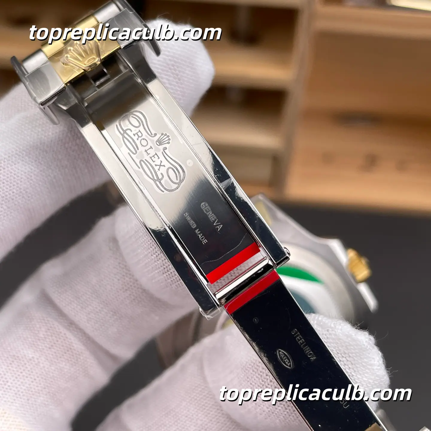 ARF Factory Rolex GMT-Master II “Guinness” 126713GRNR-0001 40MM Black Dial Black & Grey Ceramic Bezel Two Tone Jubilee Bracelet Super Clone Watch with 3285 Movement - Image 7