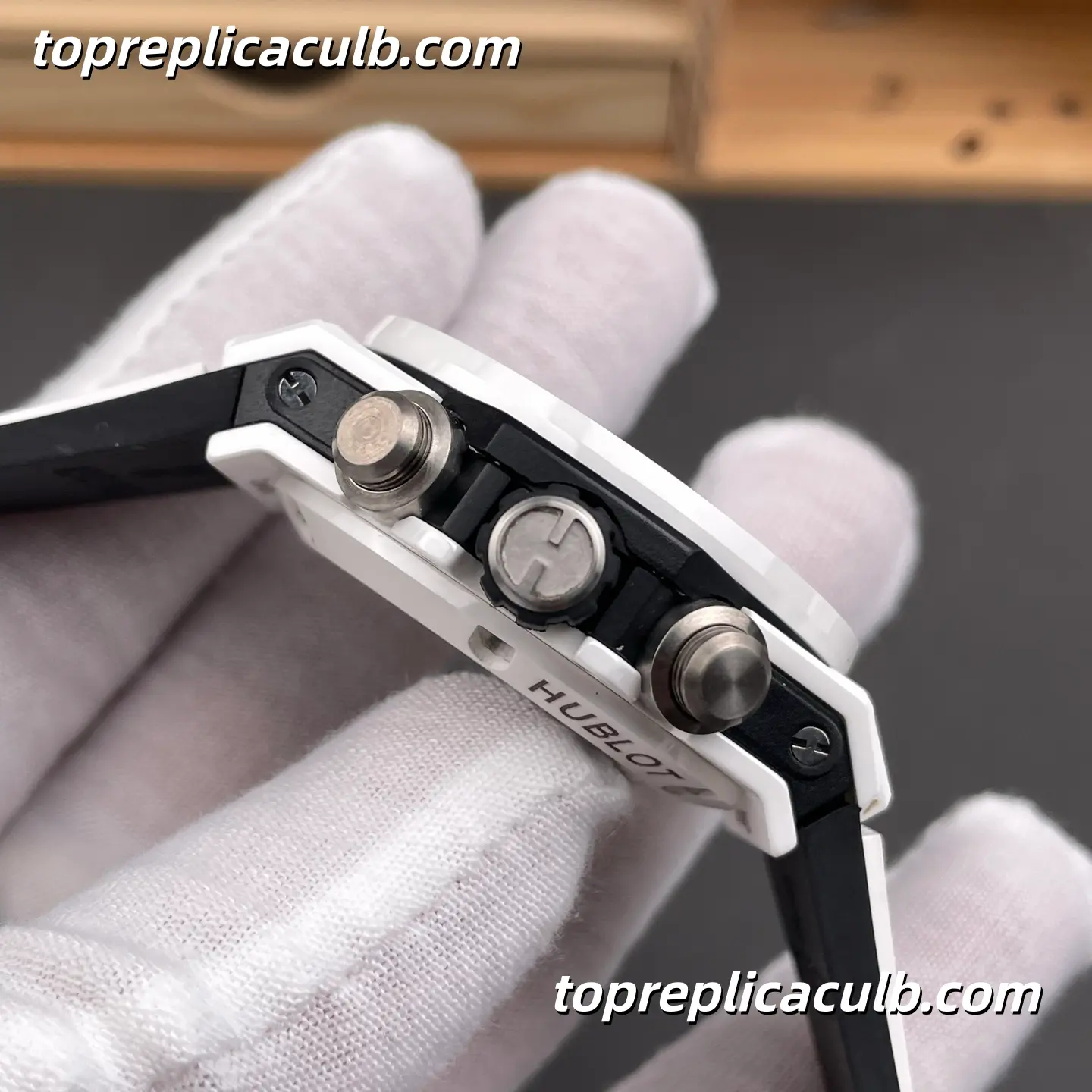 BBF Factory Hublot Big Bang Unico Super Clone Watch 42MM White Ceramic Skeleton Dial 441.HX.1170.RX - Image 6