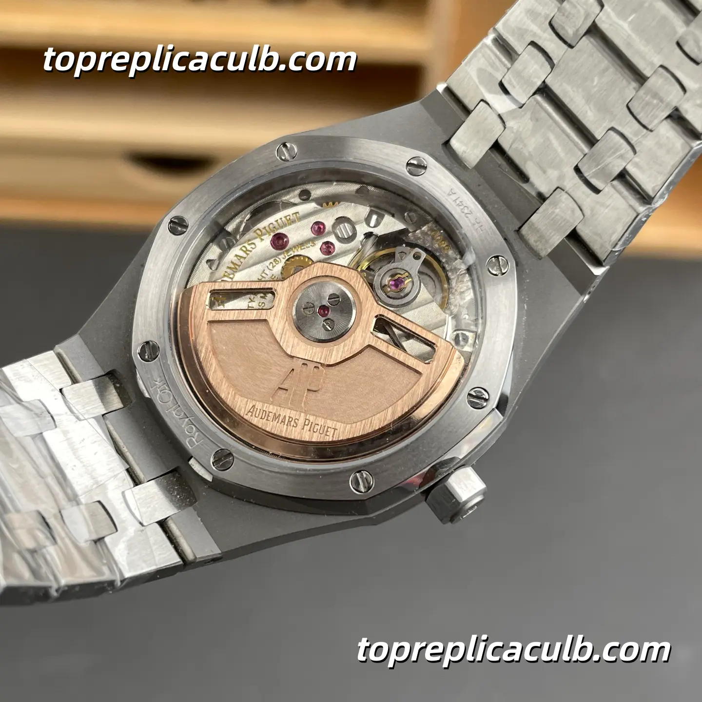 BF Factory Audemars Piguet Royal Oak 33MM 67651ST.ZZ.1261ST.01 Silver Grande Tapisserie Dial Diamond Bezel Stainless Steel Bracelet Super Clone Watch with Miyota/Citizen 9015 Automatic Movement - Image 9