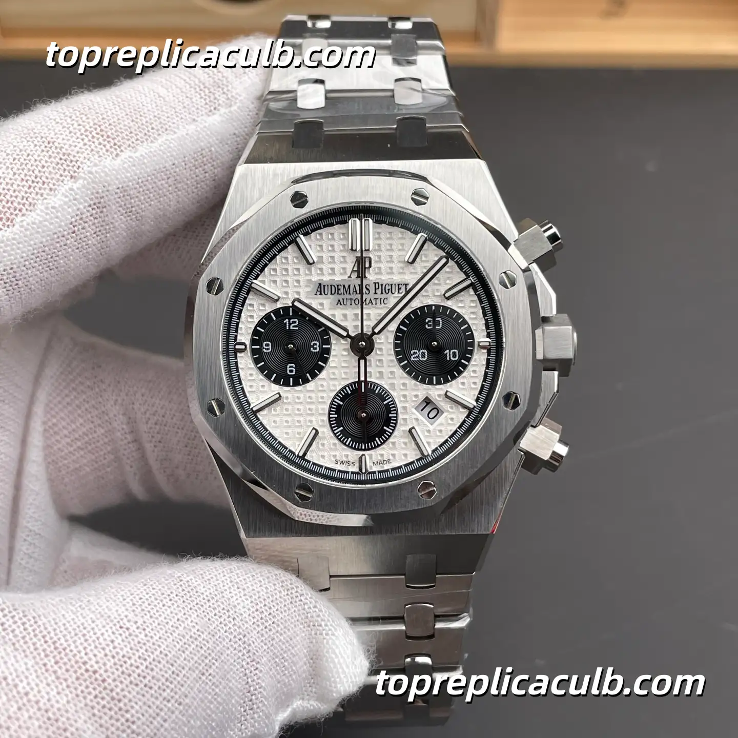 BF Factory Audemars Piguet Royal Oak 41MM 26331ST.OO.1220ST.03 “Panda” Dial Stainless Steel Bracelet Super Clone Watch