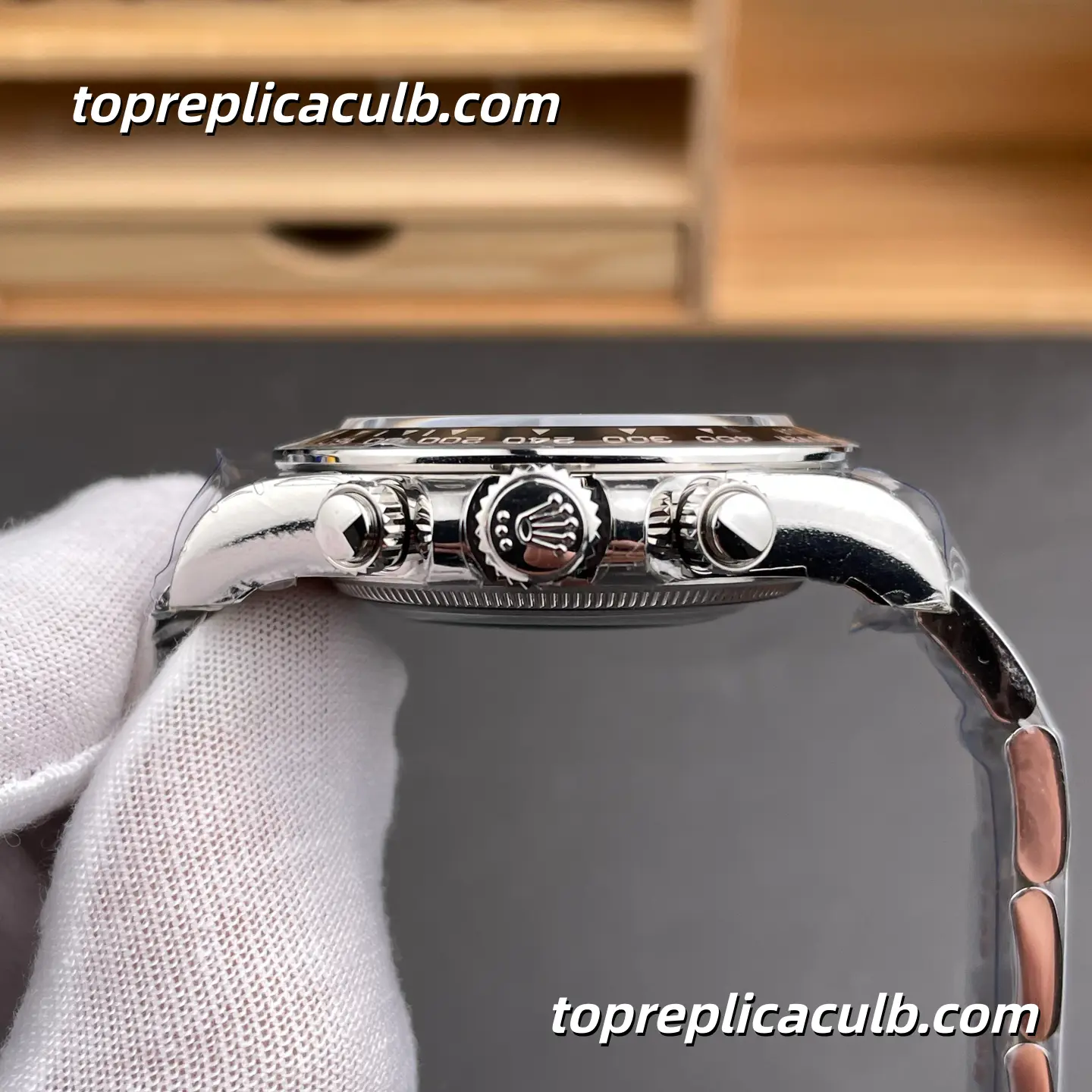 BT Factory Rolex Daytona “Panda” 126500LN 40MM White Dial Black Subdials Oyster Bracelet Super Clone Watch with 4130 Movement - Image 5