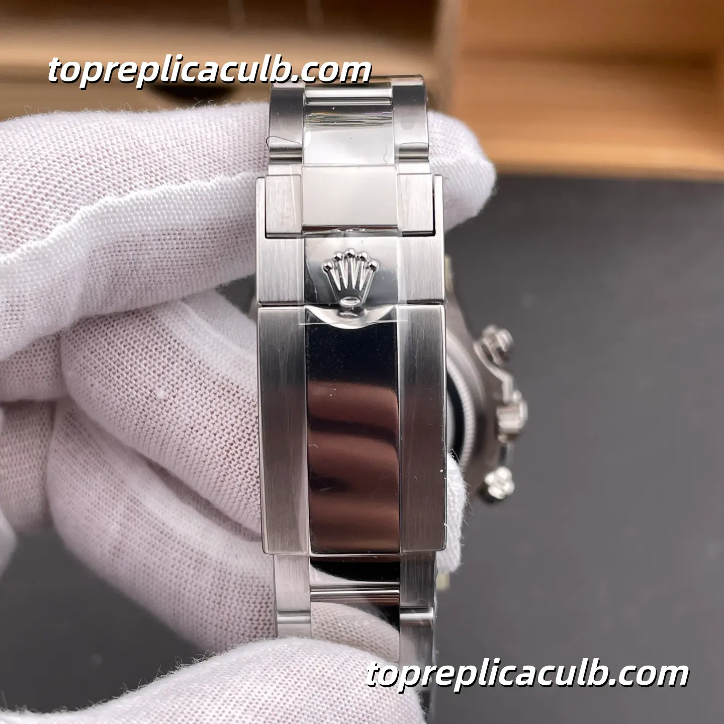 BT Factory Rolex Daytona “Panda” 126500LN 40MM White Dial Black Subdials Oyster Bracelet Super Clone Watch with 4130 Movement - Image 9