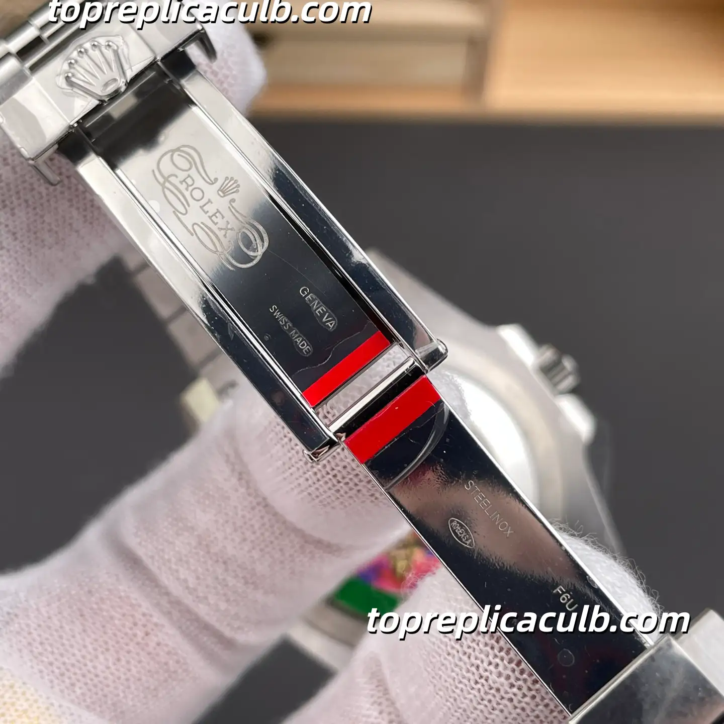 Clean Factory Rolex GMT-Master II “Bruce Wayne” 126710GRNR-0003 40MM Black Dial Black & Grey Ceramic Bezel Jubilee Bracelet Super Clone Watch with 3285 Movement - Image 8