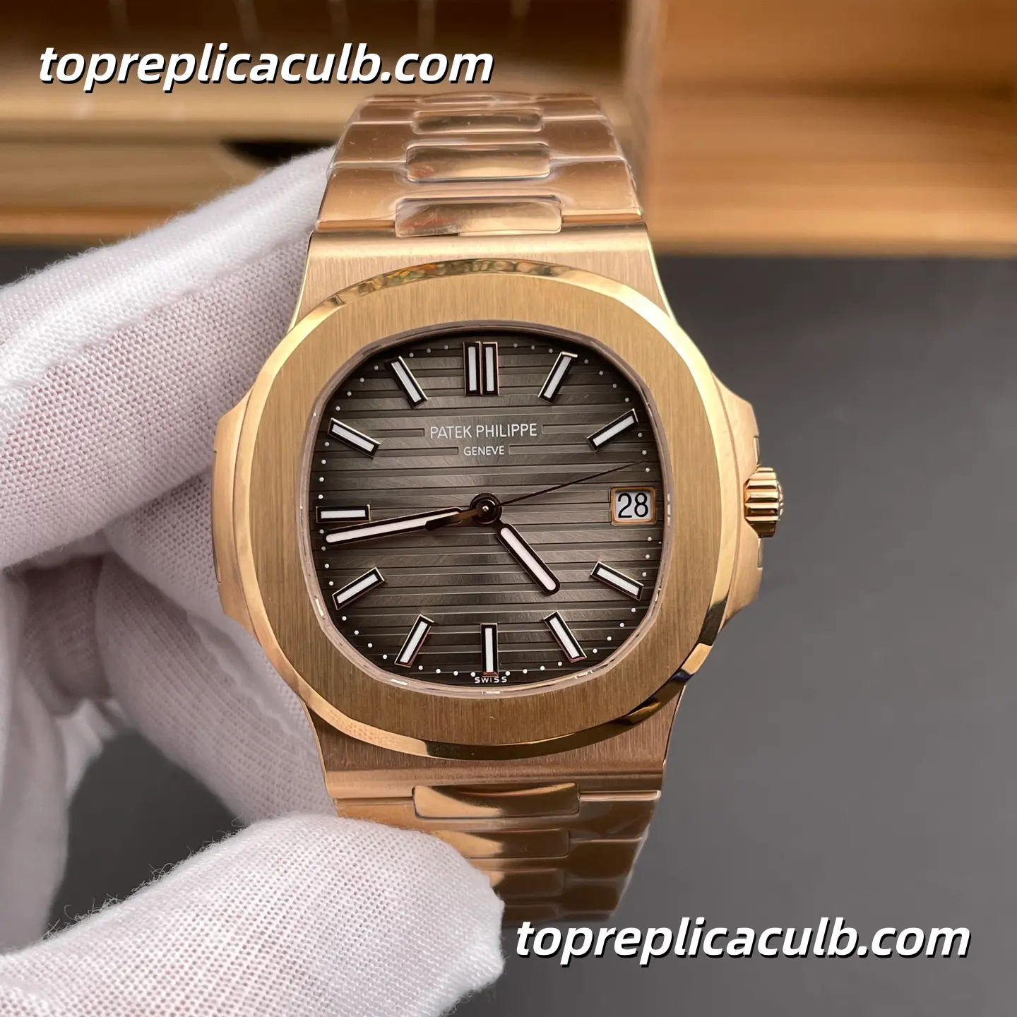 DDF Factory Patek Philippe Nautilus Series 57111R-001 Super Clone Watch