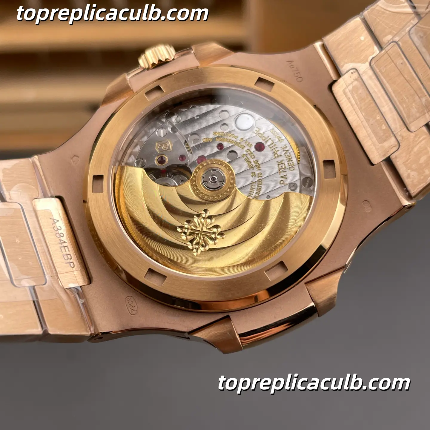 DDF Factory Patek Philippe Nautilus Series 5711/1R-001 Super Clone Watch 40mm Brown Gradient Dial Rose Gold Case & Bracelet Automatic Movement - Image 5