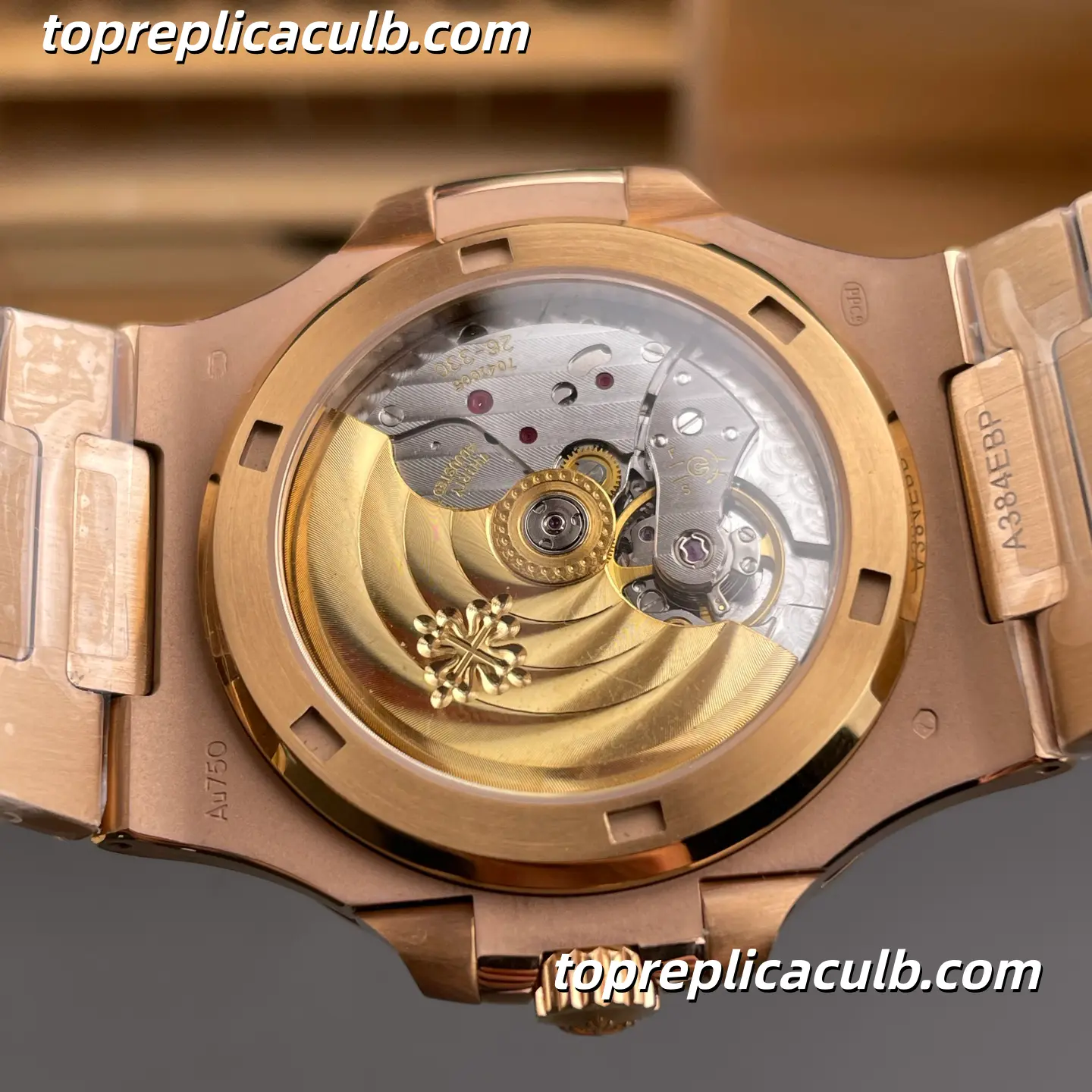 DDF Factory Patek Philippe Nautilus Series 5711/1R-001 Super Clone Watch 40mm Brown Gradient Dial Rose Gold Case & Bracelet Automatic Movement - Image 6