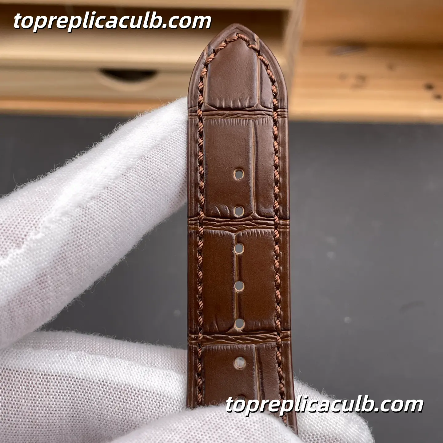 GR Factory Patek Philippe Nautilus Series 5712R-001 Super Clone Watch 40mm Black Dial Rose Gold Case Brown Leather Strap Moonphase Power Reserve Automatic Movement - Image 9