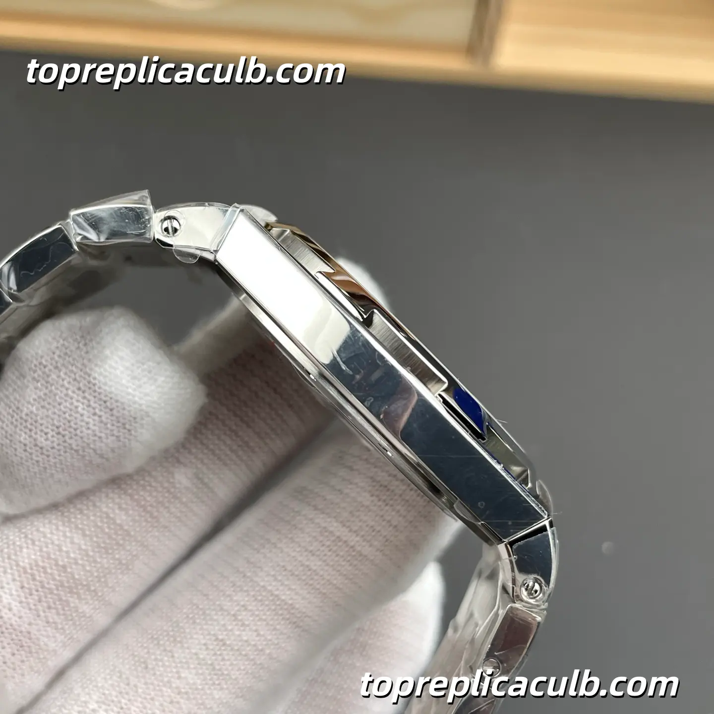 MKS Factory Vacheron Constantin Overseas 47040/B01A-9093 Super Clone Watch 42mm Stainless Steel Silver Guilloché Dial Bracelet Cal.1226 Movement - Image 6