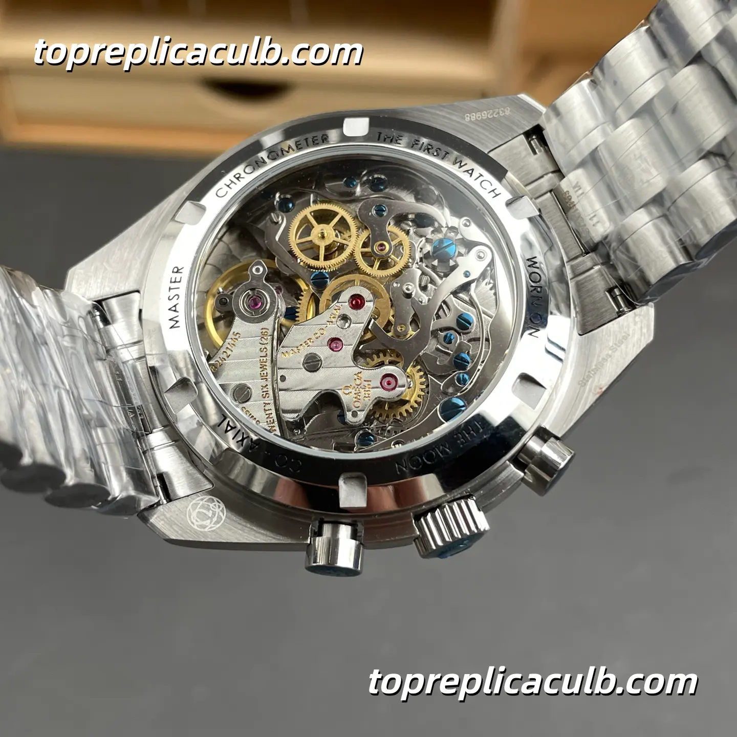N1 Factory Omega Speedmaster Moonwatch “White Snoopy” Ref.310.30.42.50.04.001 42MM White Dial Black Bezel Stainless Steel Bracelet Super Clone Watch With 1:1 Replica 3861 Movement - Image 7