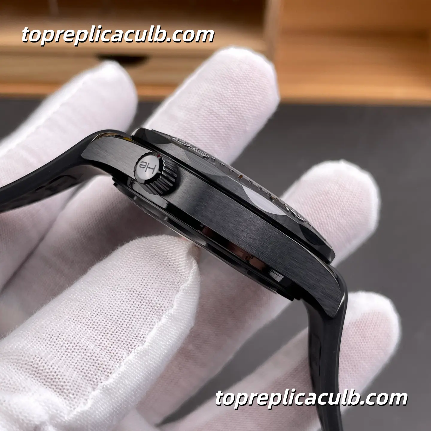 OR Factory Omega Seamaster Diver 300M Ref.210.92.44.20.01.003 43.5MM Black Ceramic Wave Dial Black Rubber Strap 8806 Movement Super Clone Watch - Image 7