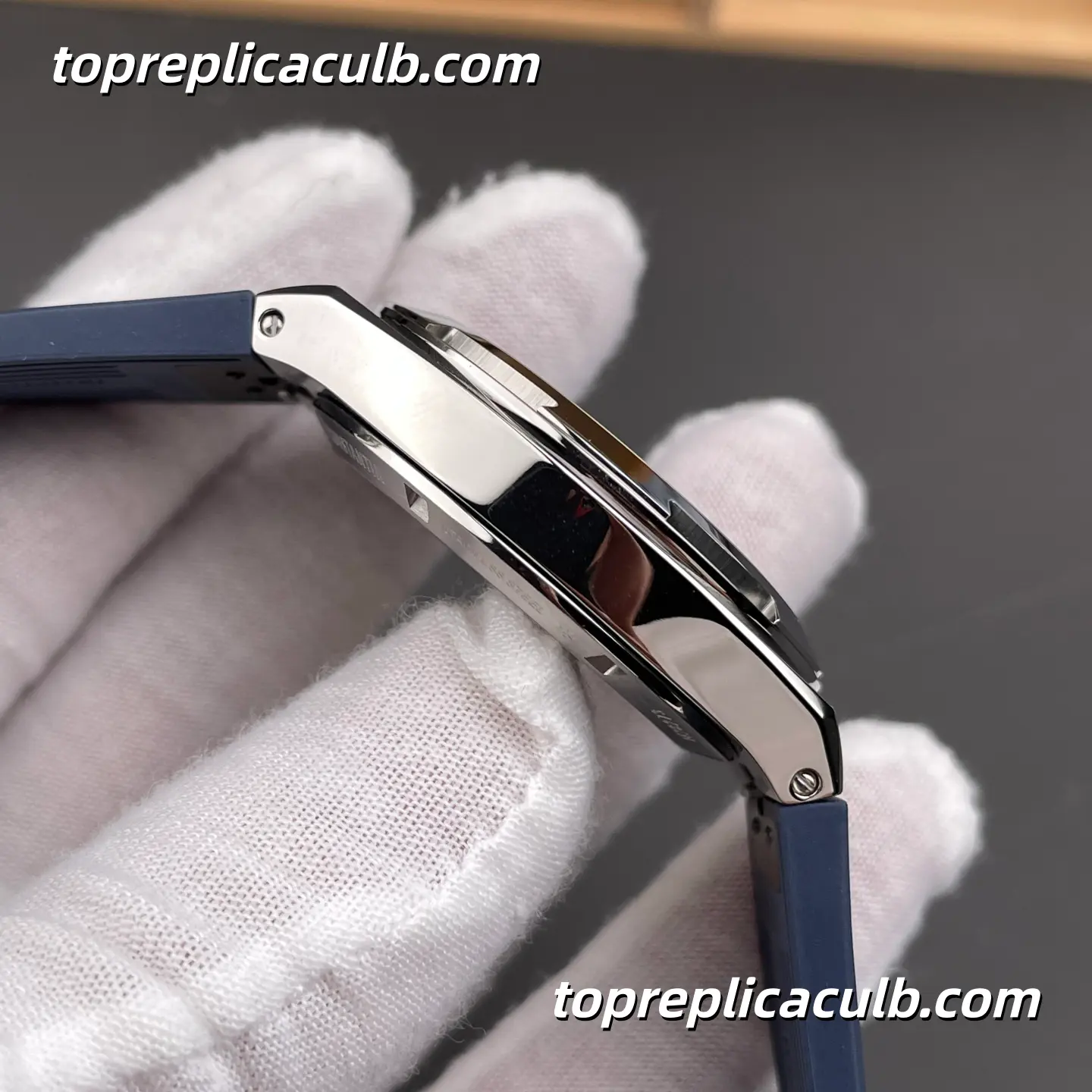 PPF Factory Vacheron Constantin Overseas 4500V/210A-B128 Super Clone Watch 41mm Stainless Steel Blue Dial Blue Rubber Strap 5100 Movement - Image 7