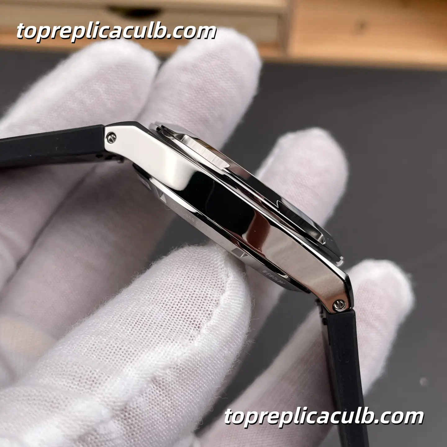 PPF Factory Vacheron Constantin Overseas 4500V/210A-B483 Super Clone Watch 41mm Stainless Steel Black Dial Black Rubber Strap 5100 Movement - Image 7