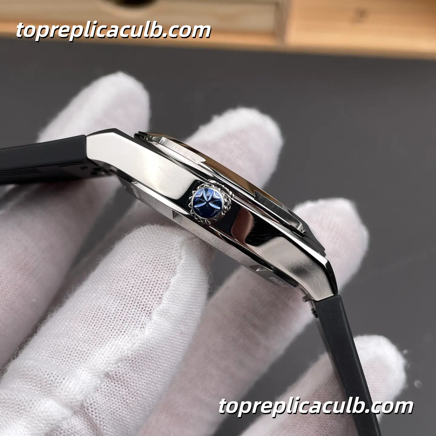 PPF Factory Vacheron Constantin Overseas 4500V/210A-B483 Super Clone Watch 41mm Stainless Steel Black Dial Black Rubber Strap 5100 Movement - Image 6