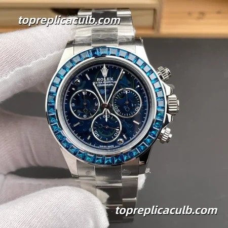 PPM Factory Rolex Daytona “CVD Diamond Custom” 40MM Diamond-Set Bezel & Dial Modified Edition Super Clone Watch