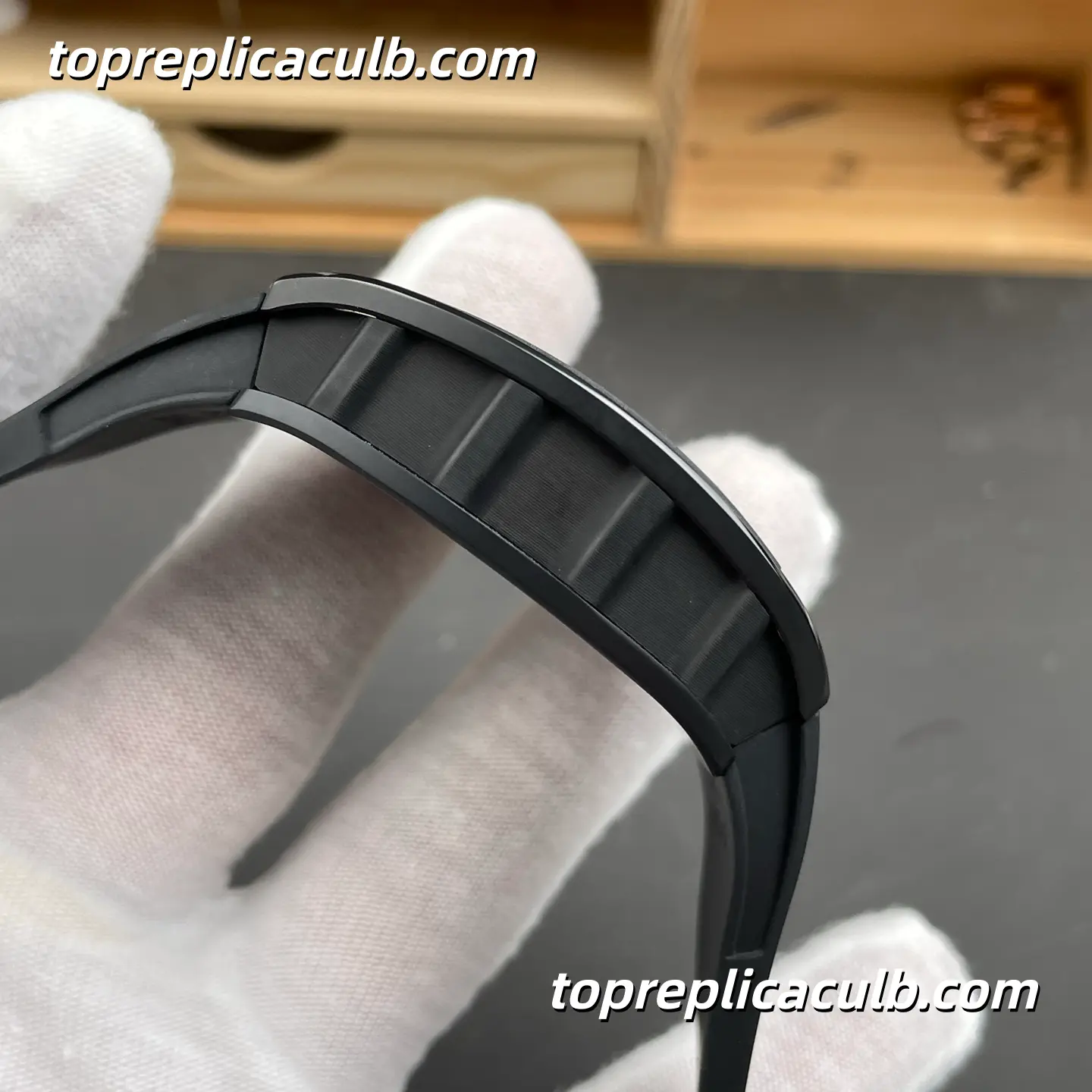 RF Factory Richard Mille RM61-01 Black Ceramic Green Racing Dial 51x42MM Vaucher Integrated Skeleton Movement Super Clone Watch - Image 7
