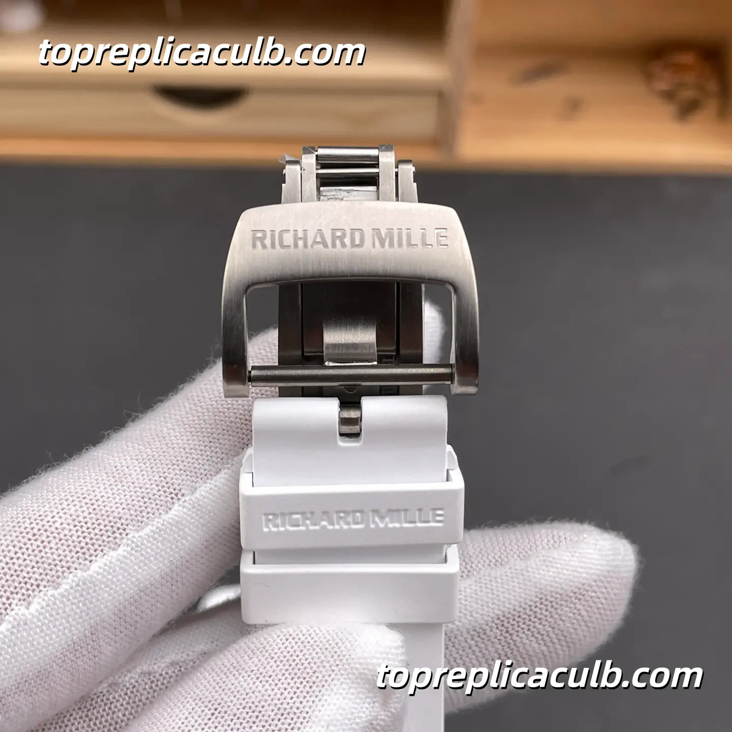RF Factory Richard Mille RM61-01 White Ceramic Green Racing Dial 51x42MM Vaucher Integrated Skeleton Movement Super Clone Watch - Image 8