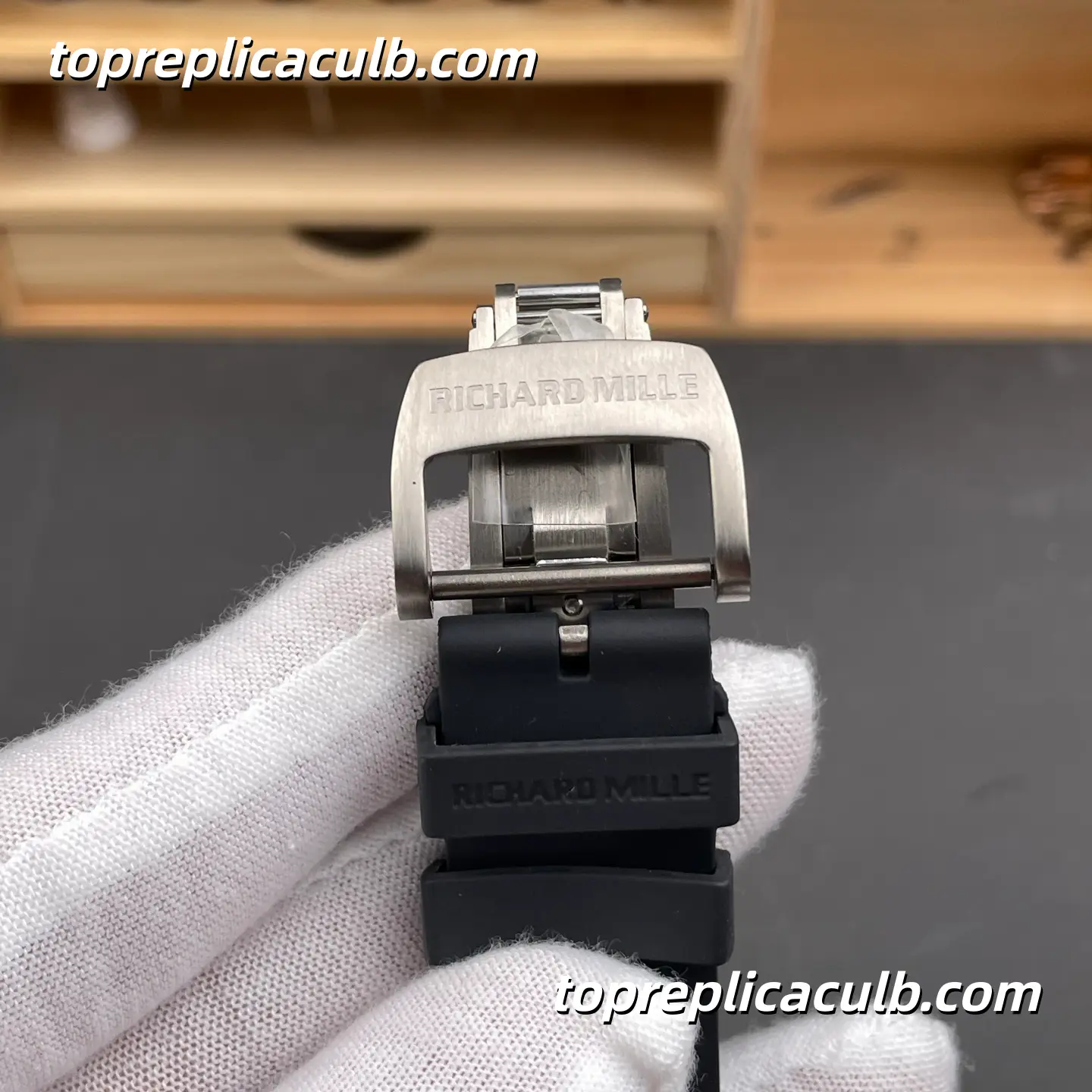 RF Factory Richard Mille RM61-01 White Carbon Fiber Racing Dial 51x42MM Vaucher Integrated Skeleton Movement Super Clone Watch - Image 8