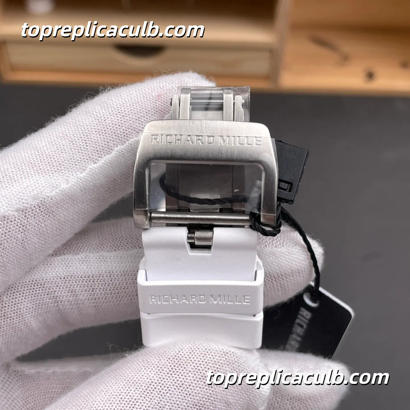 RM Factory Richard Mille RM38-02 Transparent Sapphire Case Tourbillon 43.7x50MM Super Clone Watch - Image 8