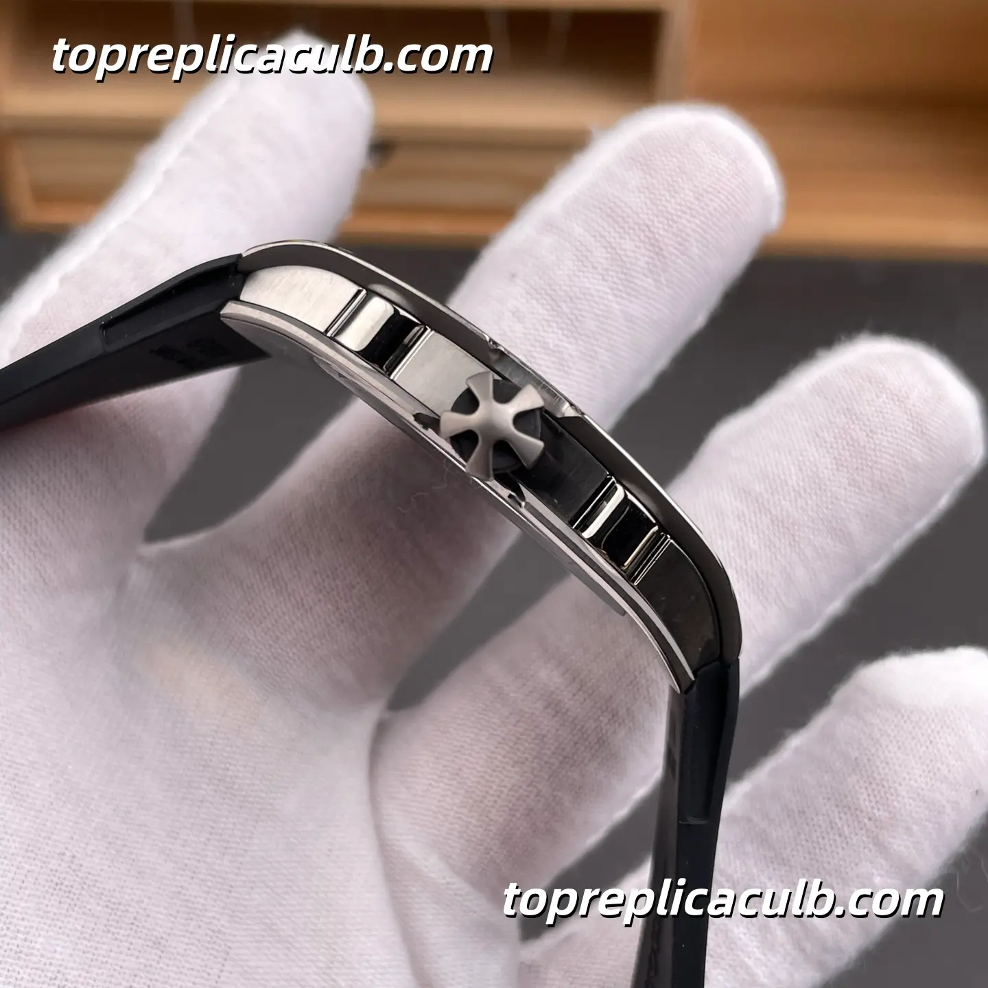 Richard Mille RM67-01 Titanium Case 48MM 9.5MM Thick Custom Integrated CRMA6 Movement Latest Version Super Clone Watch - Image 6