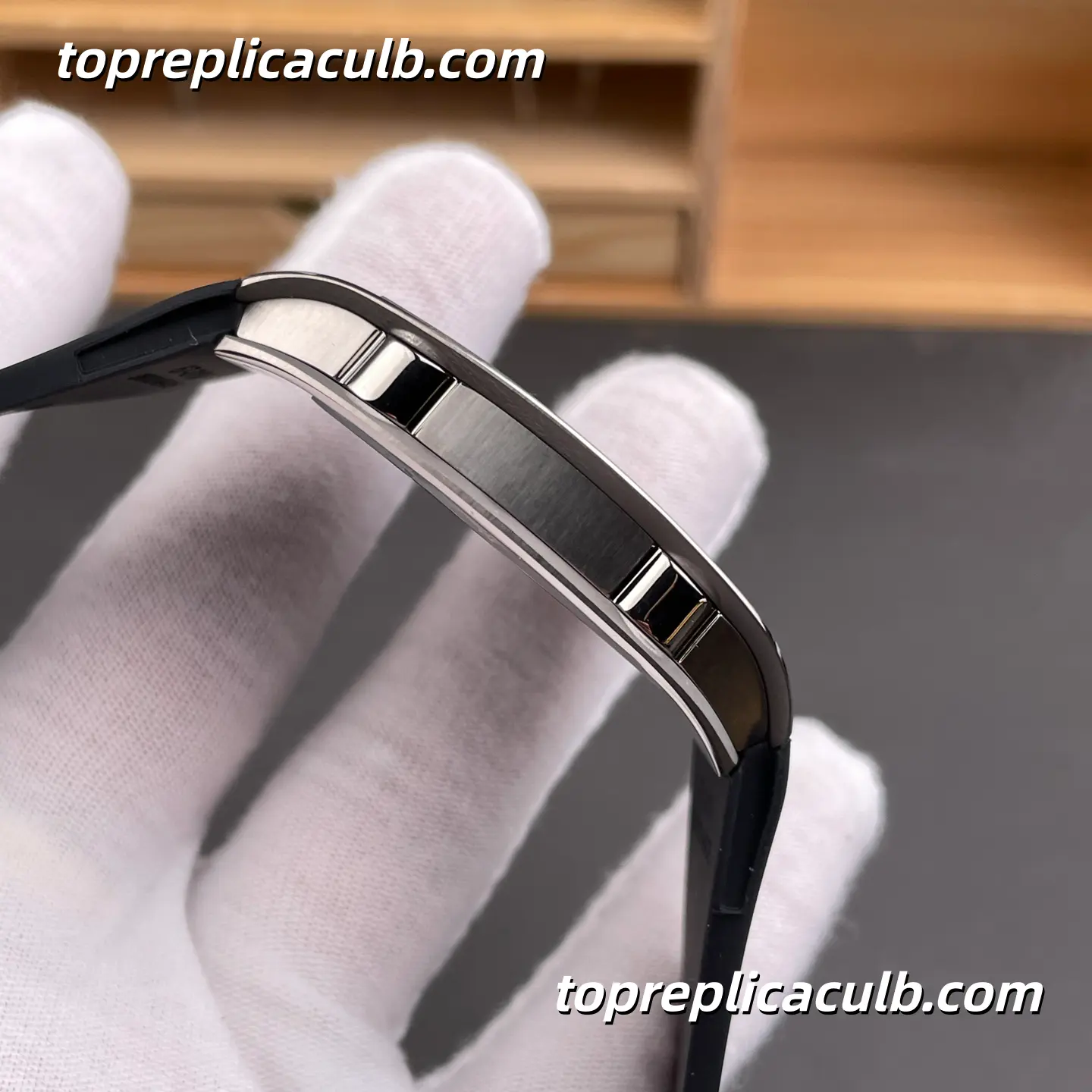 Richard Mille RM67-01 Titanium Case 48MM 9.5MM Thick Custom Integrated CRMA6 Movement Latest Version Super Clone Watch - Image 7