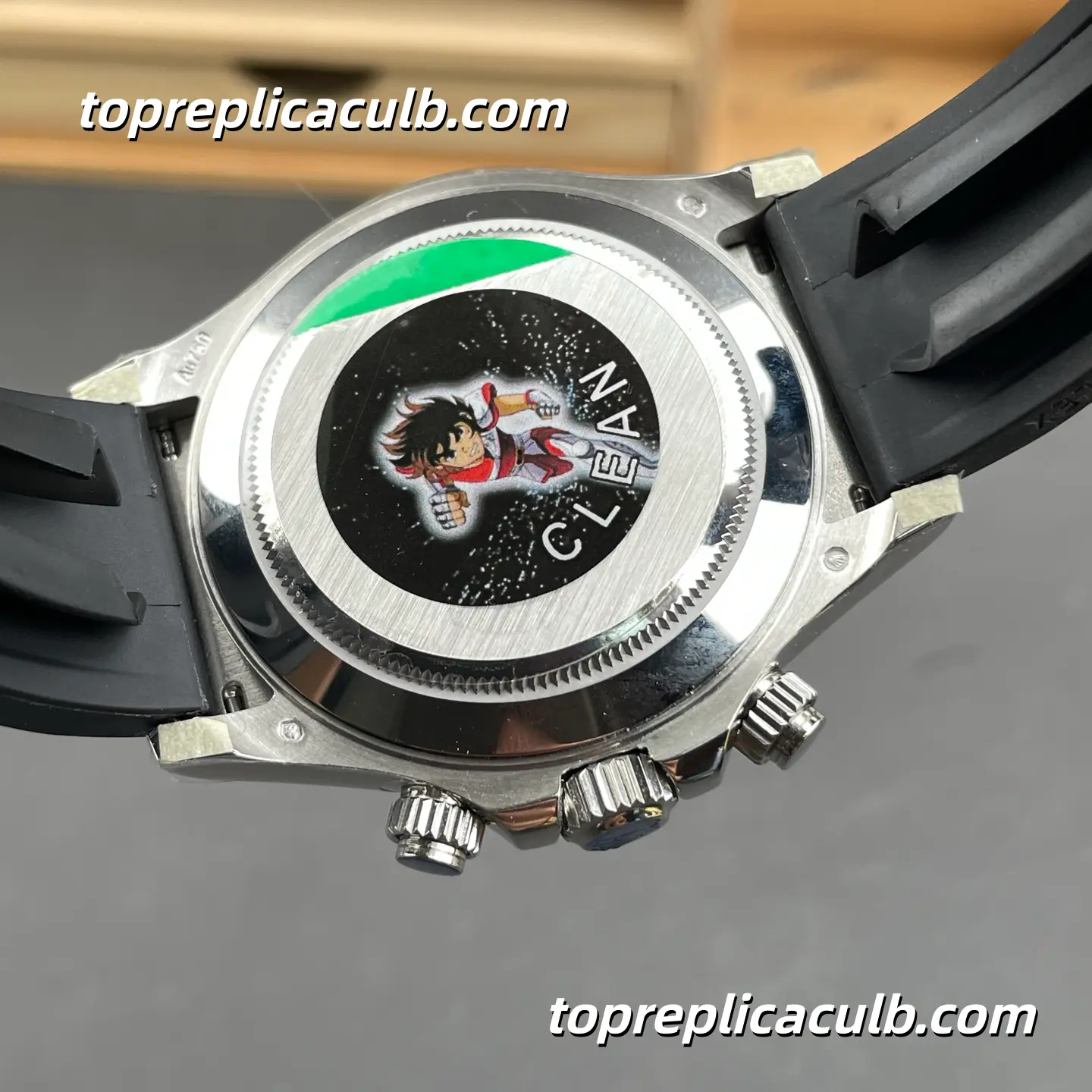 Rolex Cosmograph Daytona “Eye of the Tiger” 40MM 116589TBR Diamond Paved Dial Oysterflex Super Clone Watch with 4130 Movement - Image 9