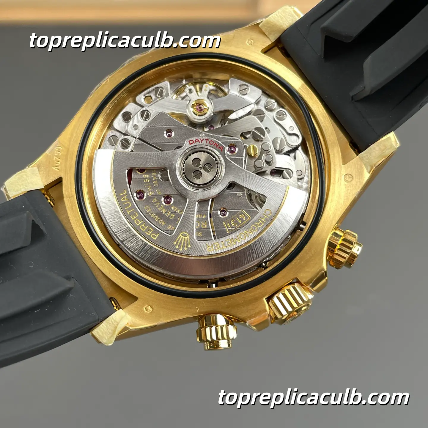 Rolex Cosmograph Daytona “Little Monster” 40MM 126518LN-0004 Black Dial Oysterflex Super Clone Watch with 4131 Movement - Image 9