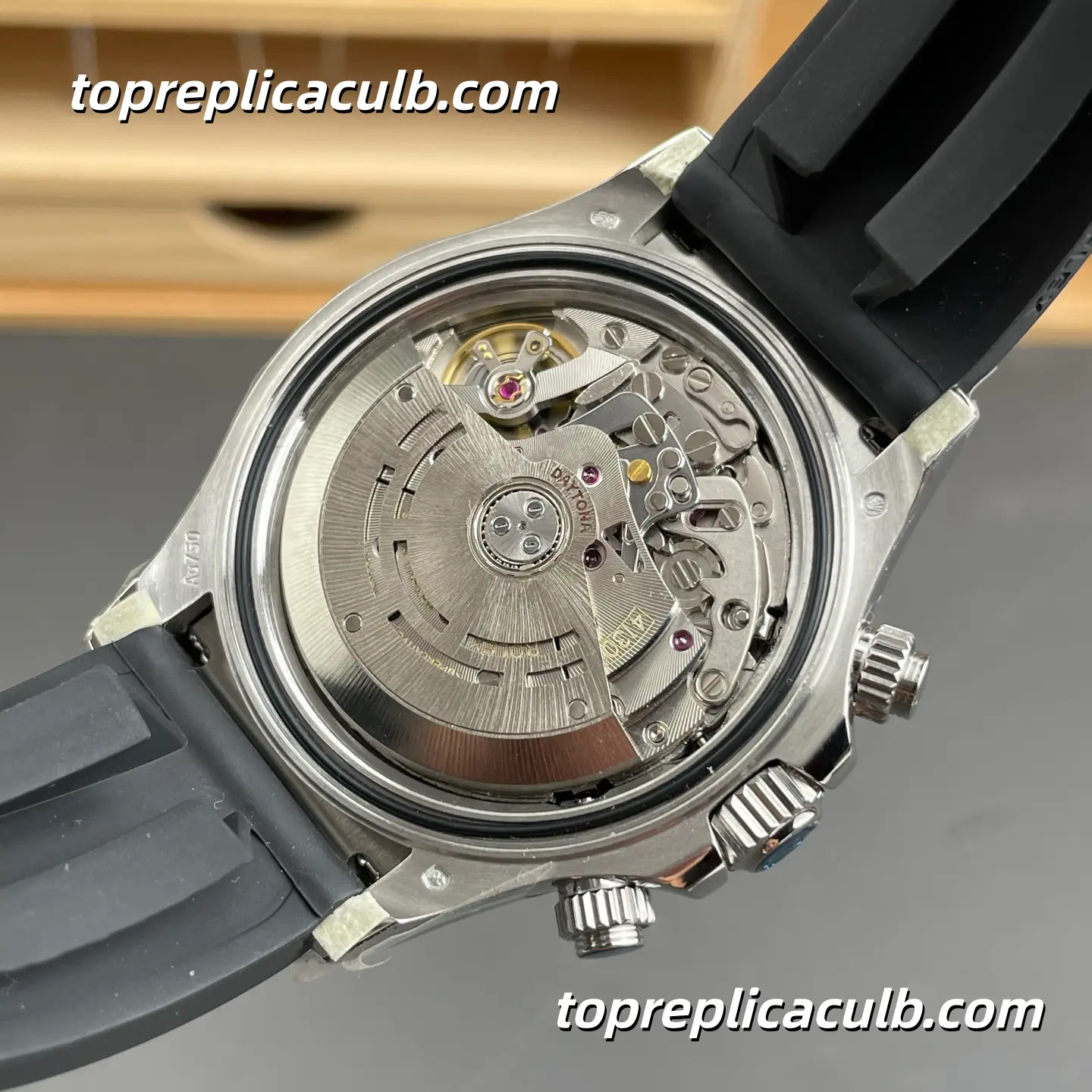 Rolex Cosmograph Daytona “Panda” 126519LN-0006 40MM White Dial Black Subdials Black Ceramic Bezel Oysterflex Bracelet Super Clone Watch with 4130 Movement - Image 7