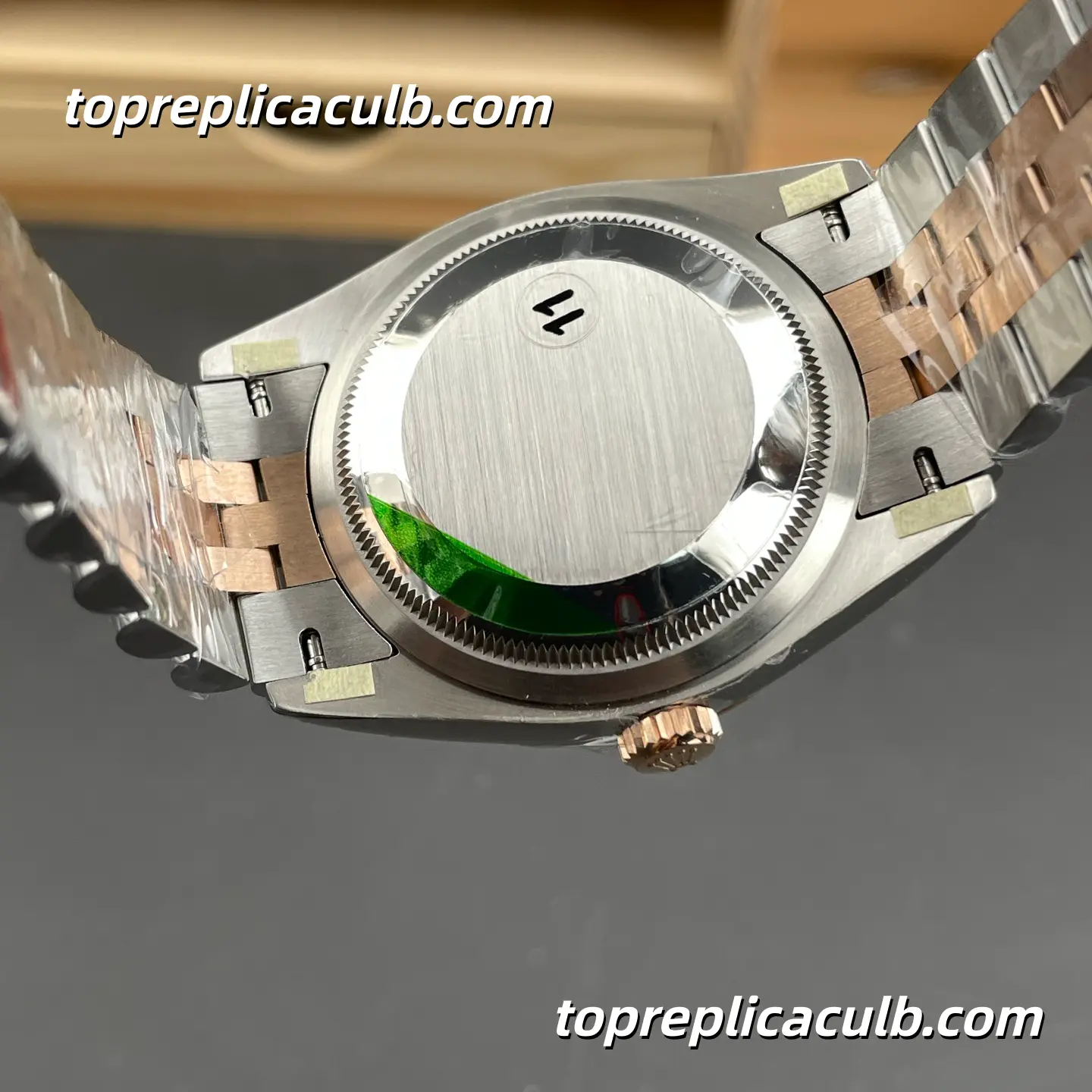Rolex DateJust 36MM 126231-0013 Gery Dial Two Tone Jubilee Bracelet Super Clone Watch with 3235 Movement - Image 9