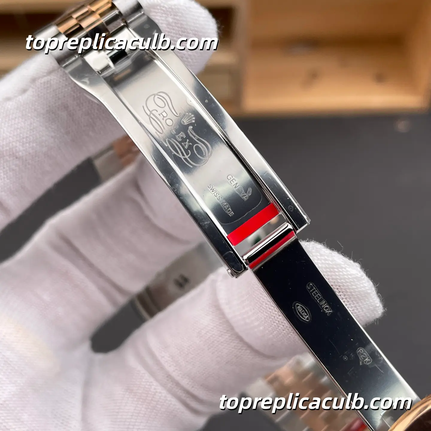 Rolex DateJust 36MM 126231-0013 Gery Dial Two Tone Jubilee Bracelet Super Clone Watch with 3235 Movement - Image 7