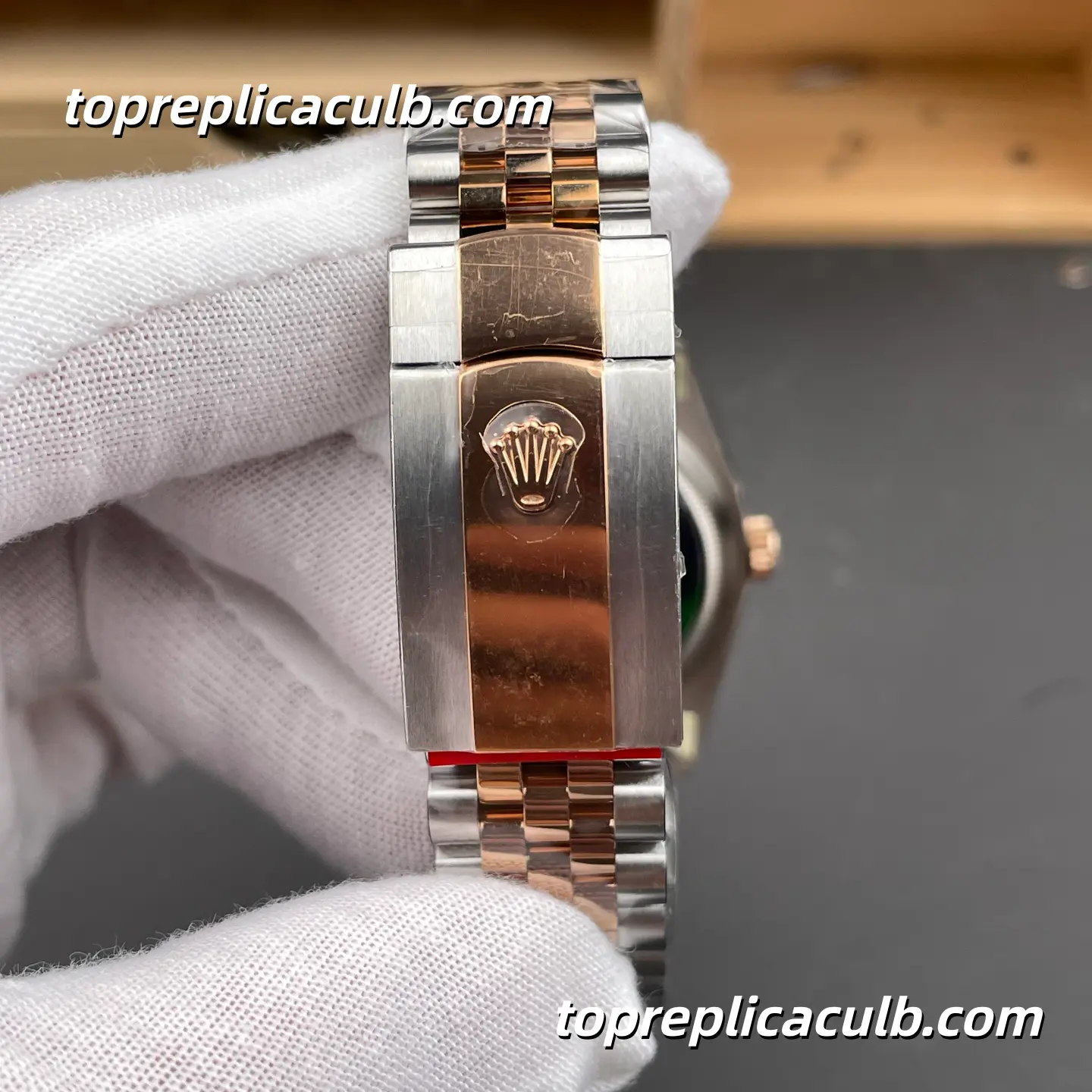 Rolex DateJust 36MM 126231-0013 Gery Dial Two Tone Jubilee Bracelet Super Clone Watch with 3235 Movement - Image 8