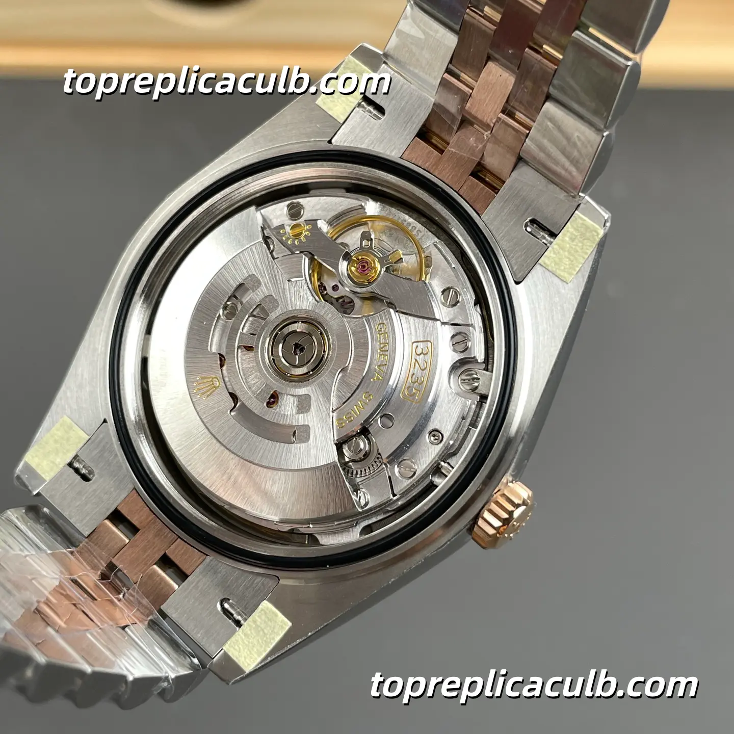 Rolex DateJust 41MM 126331-0016 Rhodium Dial Two Tone Jubilee Bracelet Super Clone Watch with 3235 Movement - Image 7