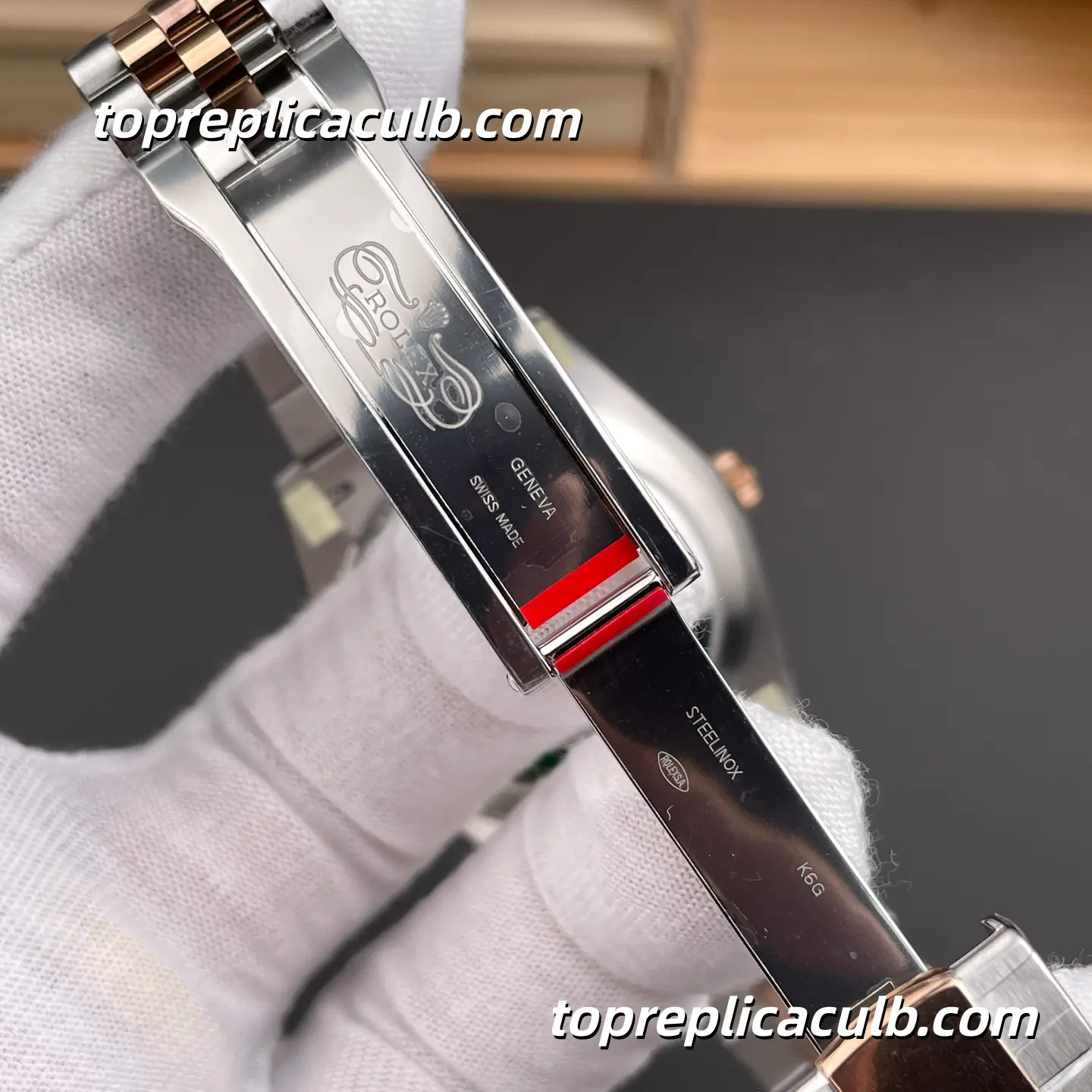 Rolex DateJust 41MM 126331-0016 Rhodium Dial Two Tone Jubilee Bracelet Super Clone Watch with 3235 Movement - Image 8
