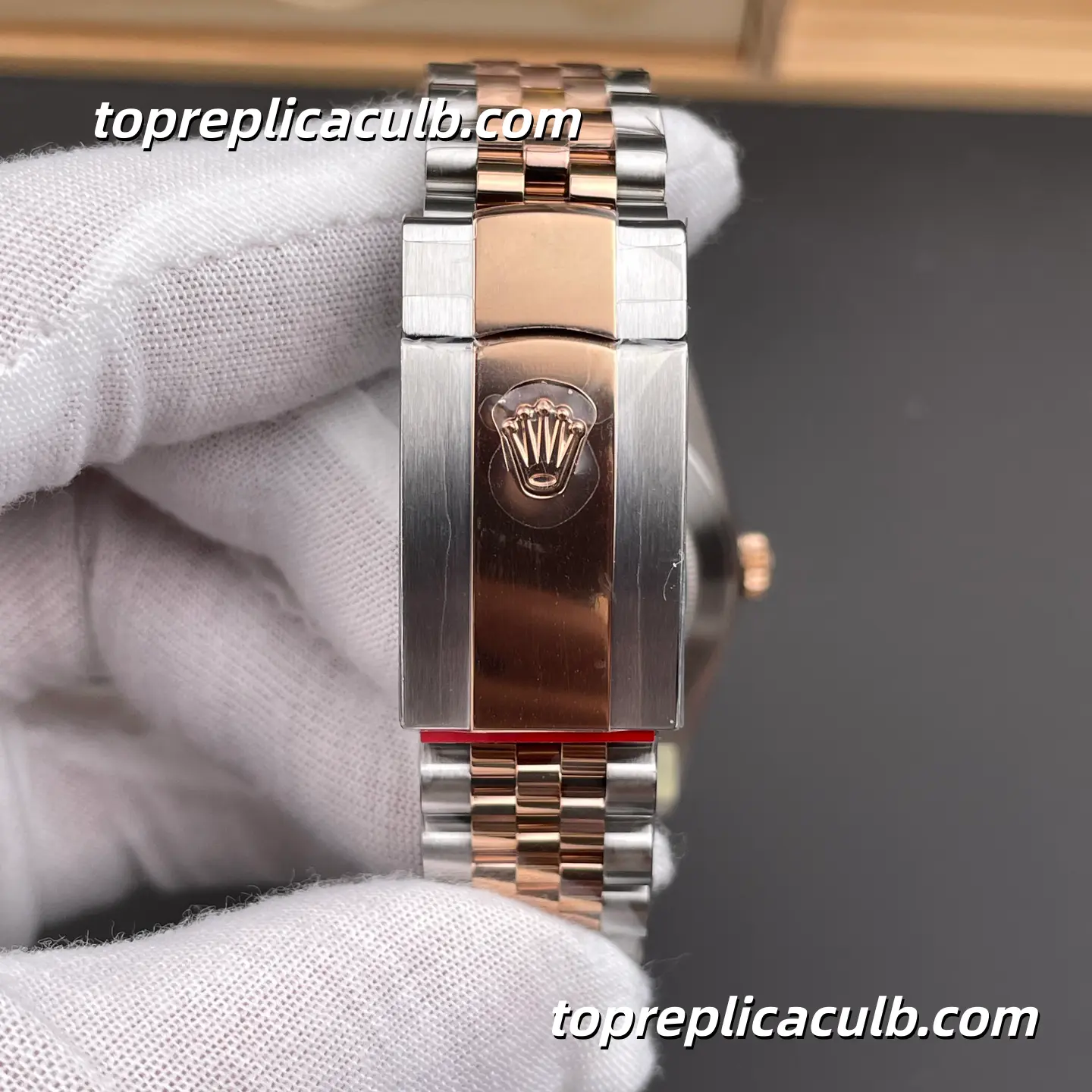 Rolex DateJust 41MM 126331-0016 Rhodium Dial Two Tone Jubilee Bracelet Super Clone Watch with 3235 Movement - Image 9