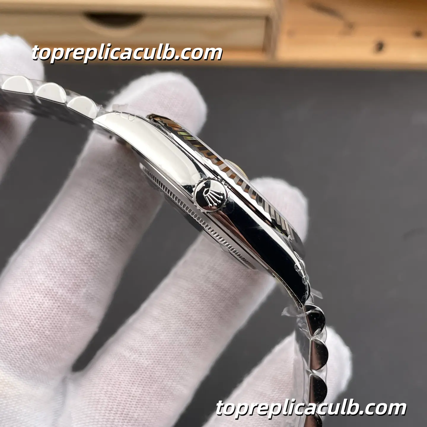 Rolex DateJust 41MM 126334-0004 Silver Dial Jubilee Bracelet Super Clone Watch with 3235 Movement - Image 5