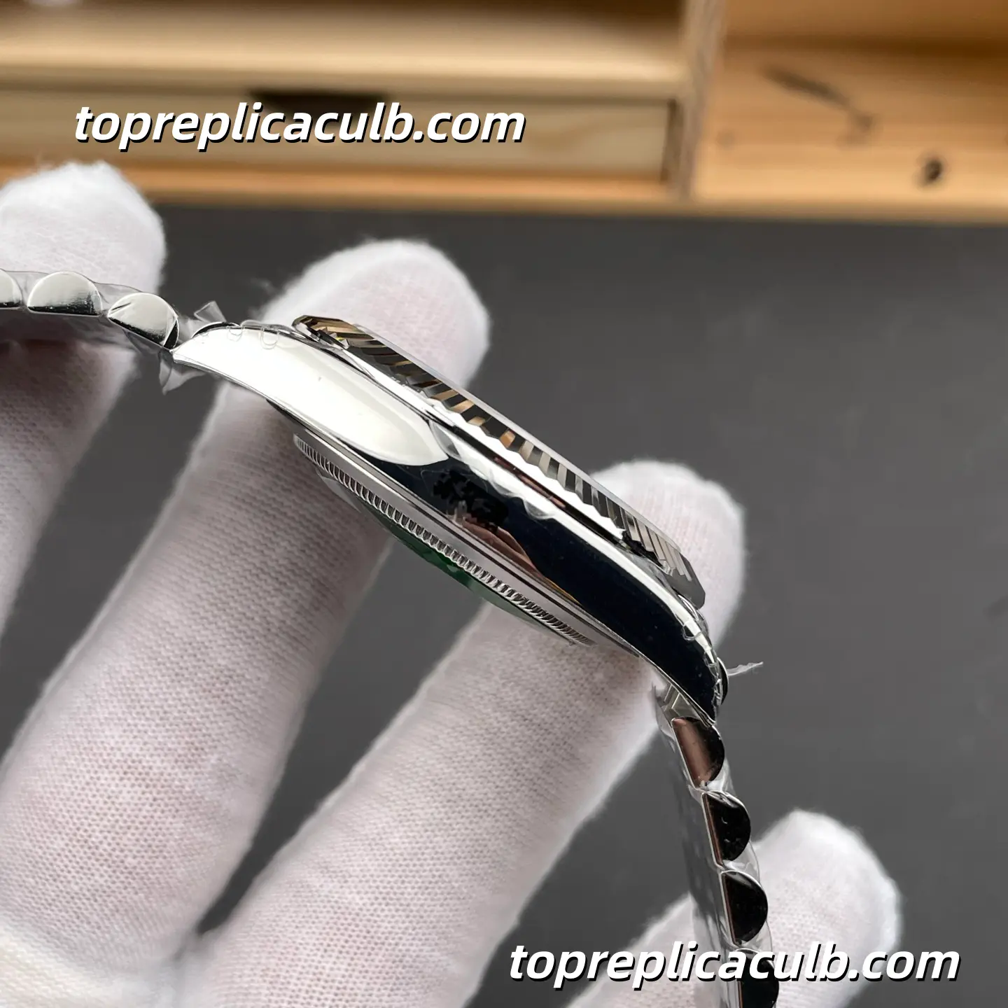 Rolex DateJust 41MM 126334-0004 Silver Dial Jubilee Bracelet Super Clone Watch with 3235 Movement - Image 6