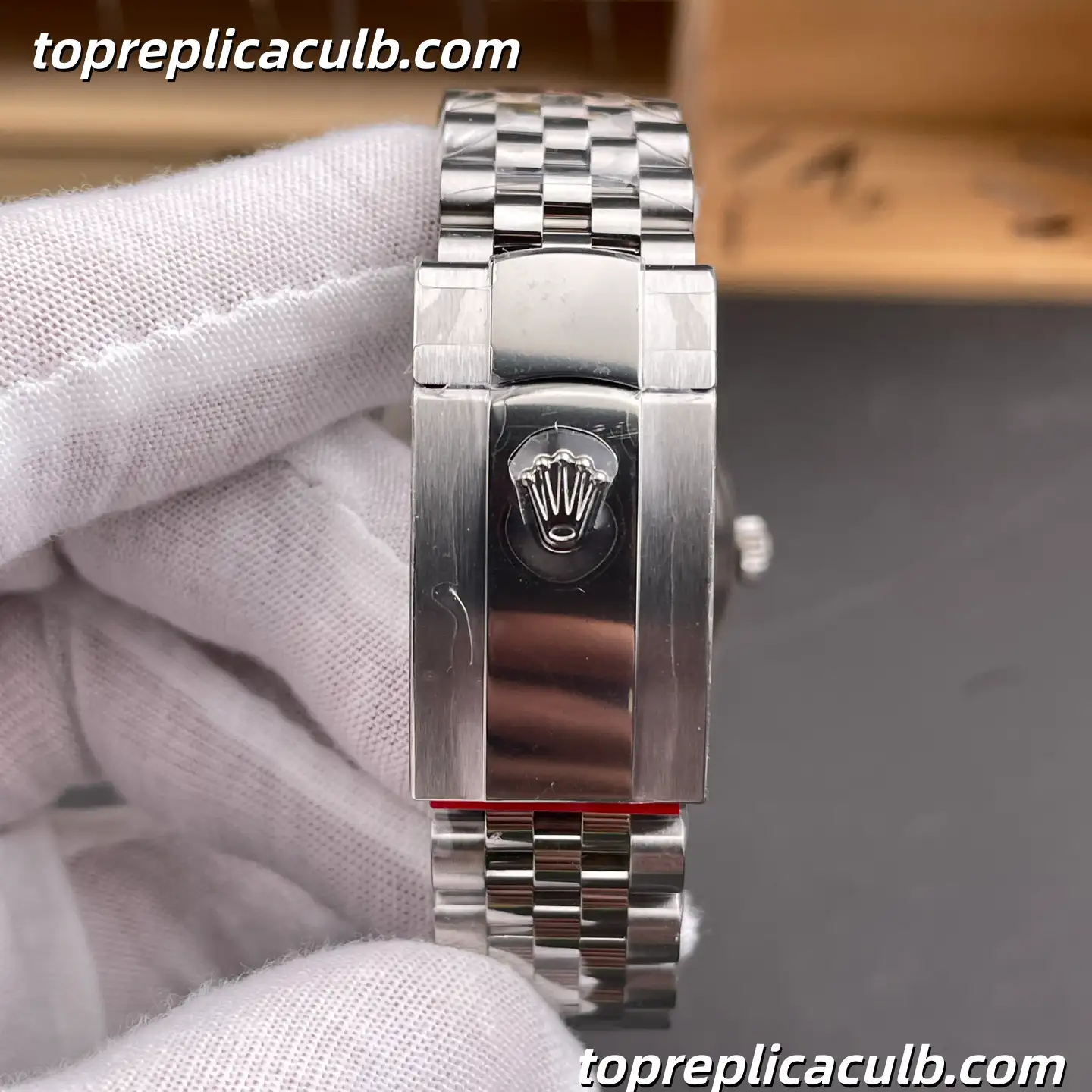Rolex DateJust 41 126334-0016 Blue Diamond Dial Jubilee Bracelet Super Clone Watch with 3235 Movement - Image 9