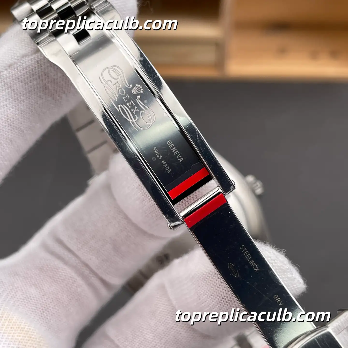 Rolex DateJust 41MM 126334-0018 Black Dial Jubilee Bracelet Super Clone Watch with 3235 Movement - Image 8
