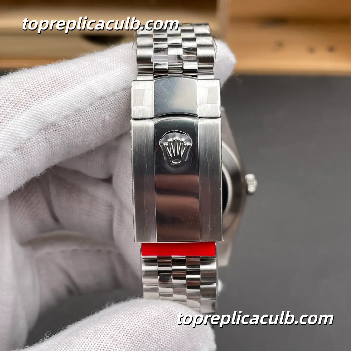 Rolex DateJust 41MM 126334-0018 Black Dial Jubilee Bracelet Super Clone Watch with 3235 Movement - Image 9