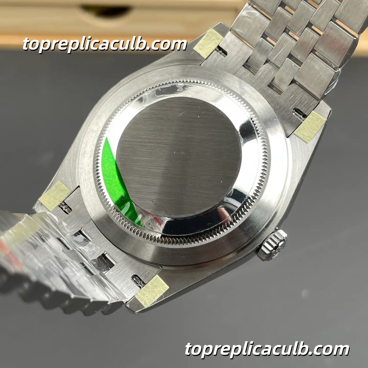 Rolex DateJust 41MM 126334-0030 Green Motif Dial Jubilee Bracelet Super Clone Watch with 3235 Movement - Image 10